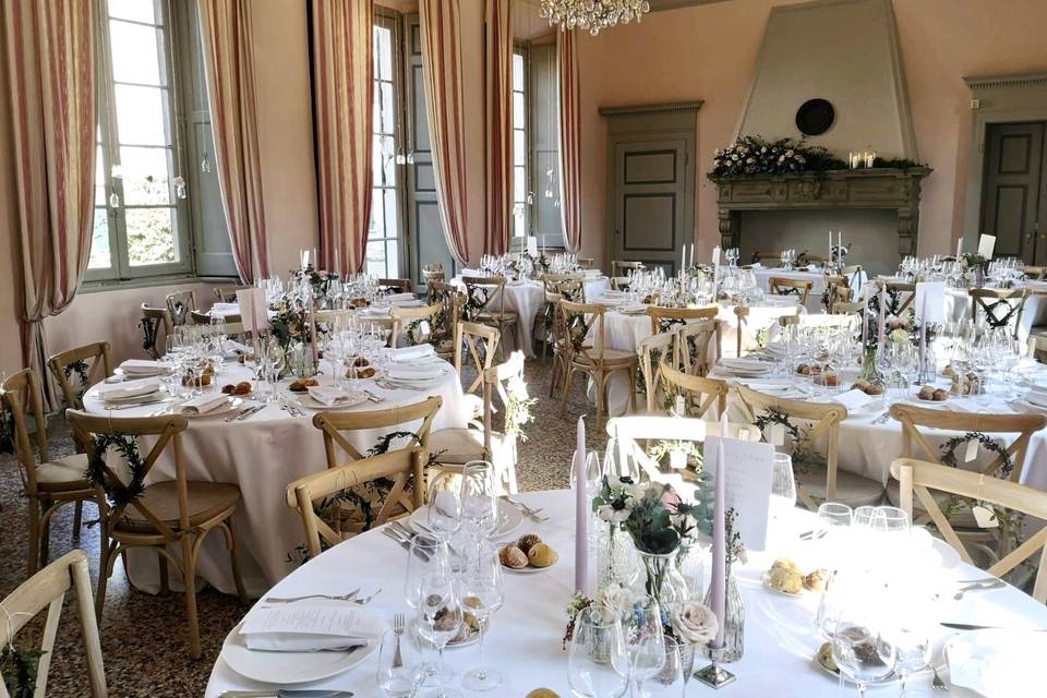 Pranzo nel salone