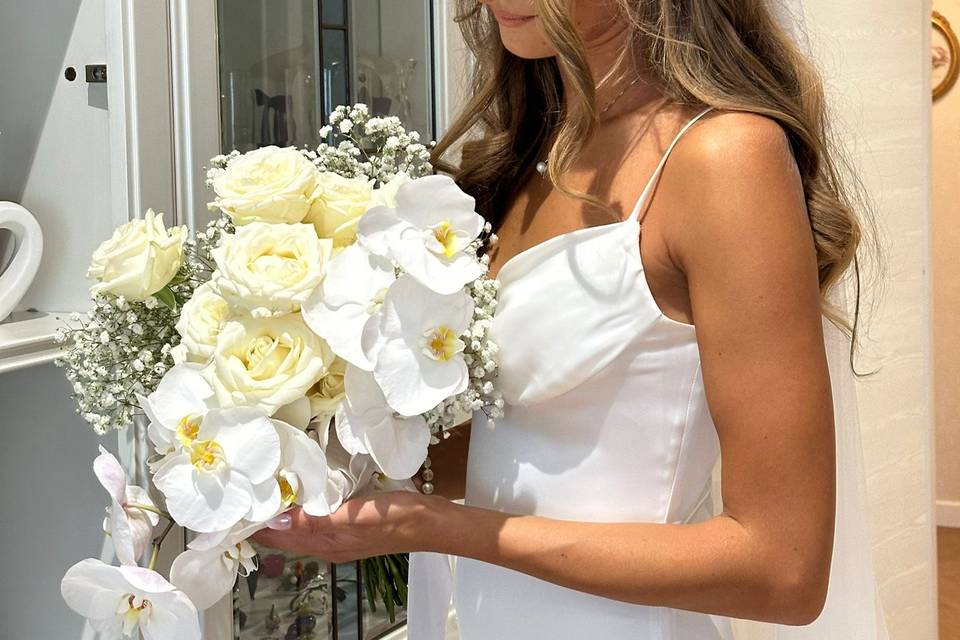 Bouquet Rose e Orchidee