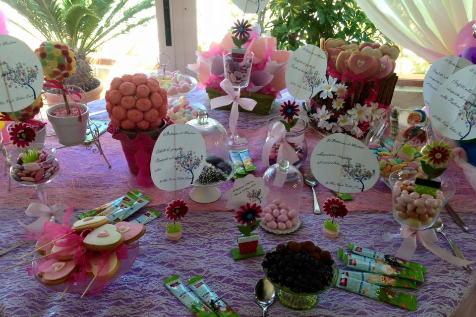 Candy bar iscrizione