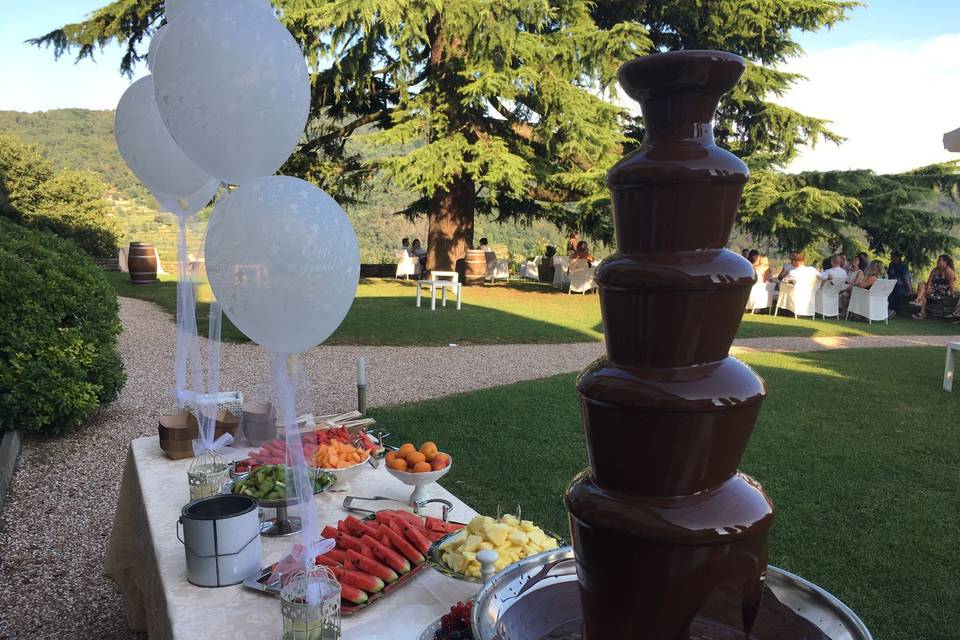 Wedding: Fontana di cioccolato
