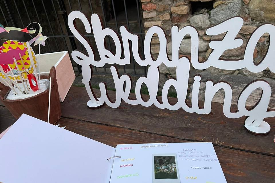 Guest book personalizzato