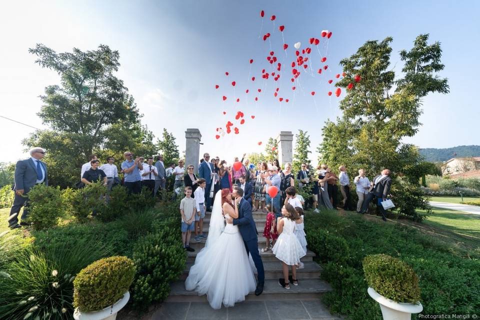 Wedding: Volo di palloncini