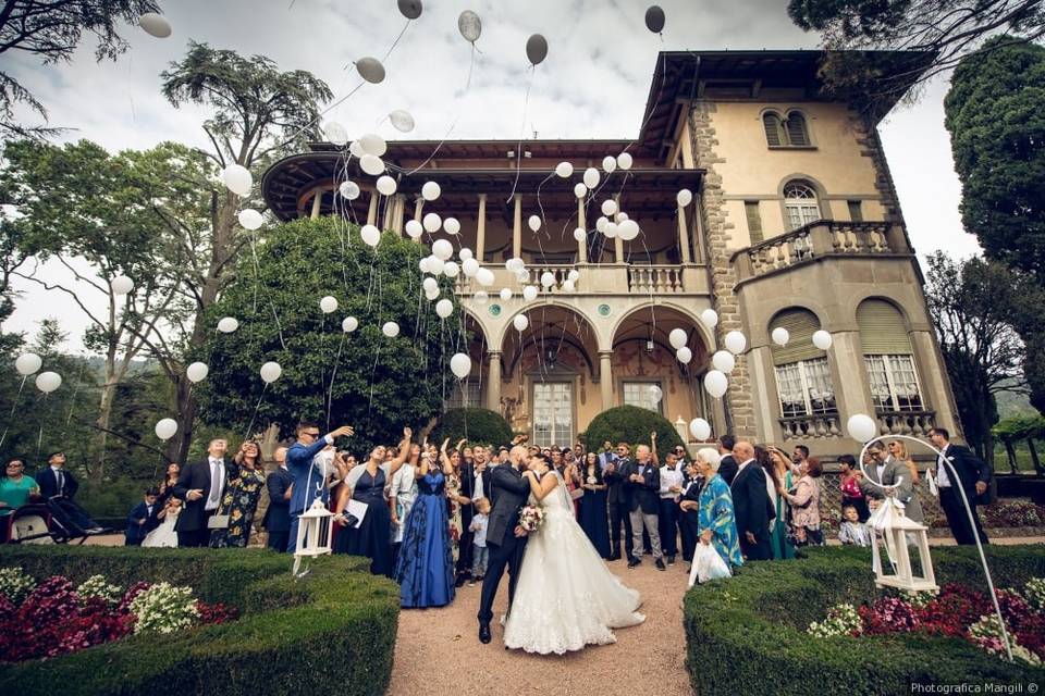 Wedding: Volo di palloncini