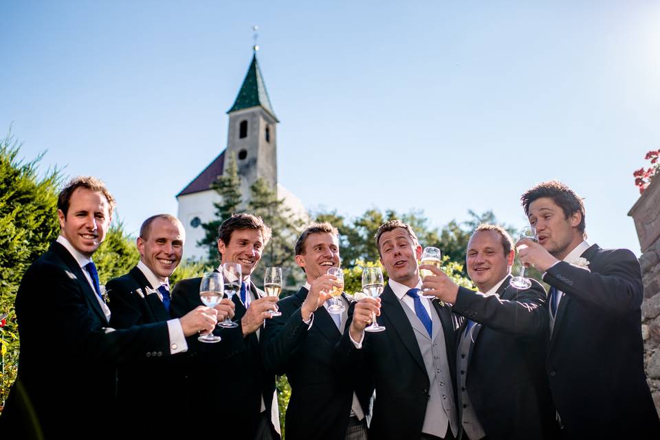 Aperitivo nel giardino