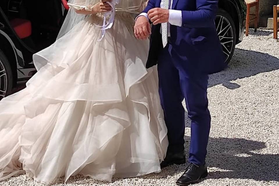 La sposa col papà