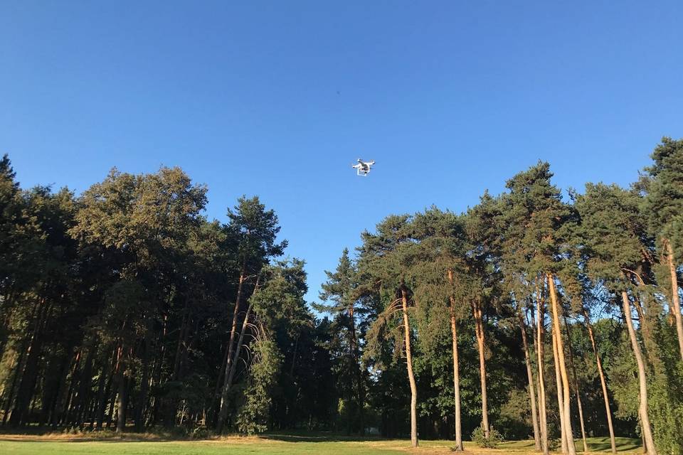 Drone in volo