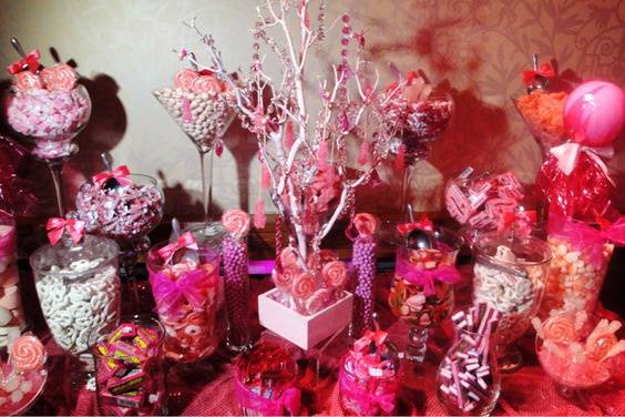 Candy and sweets buffet