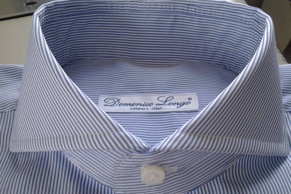 Camicia righe blu