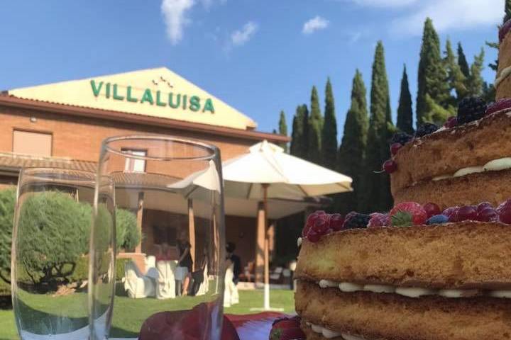 Naked Cake ai frutti di bosco