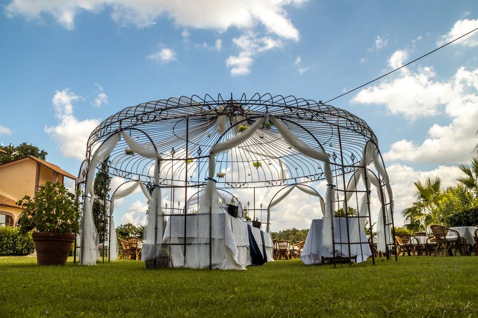 Aperitivo nel Gazebo superiore