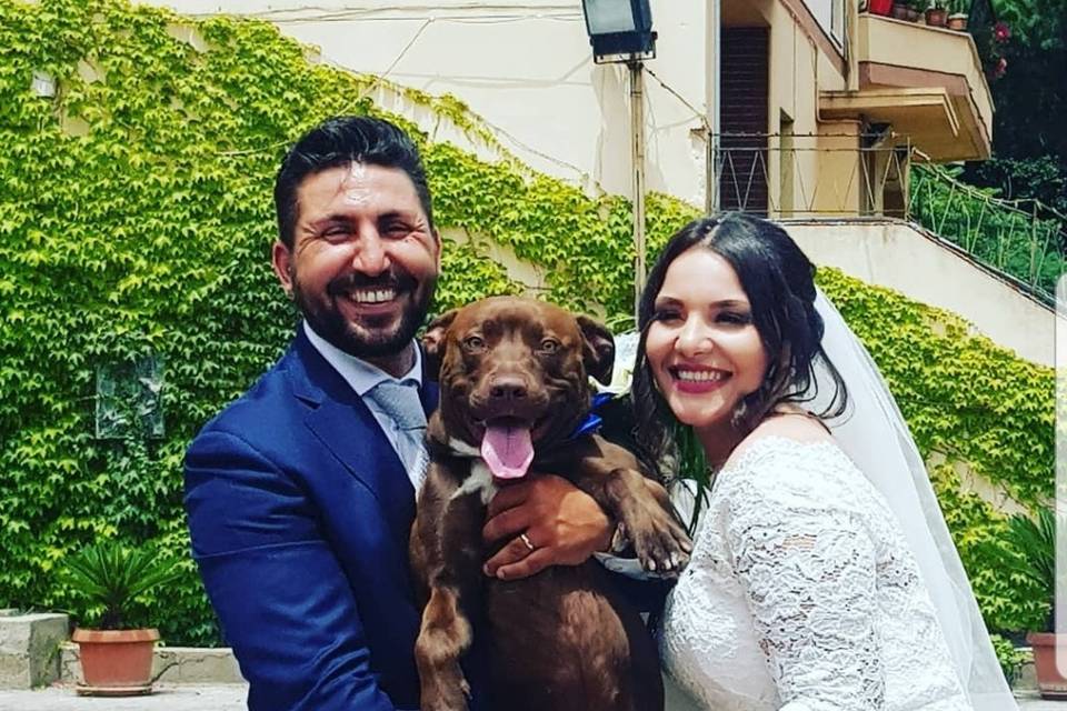 Max al matrimonio di mamma e papà