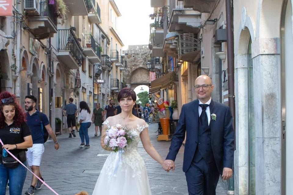 Tati la zia Marta e gli sposi