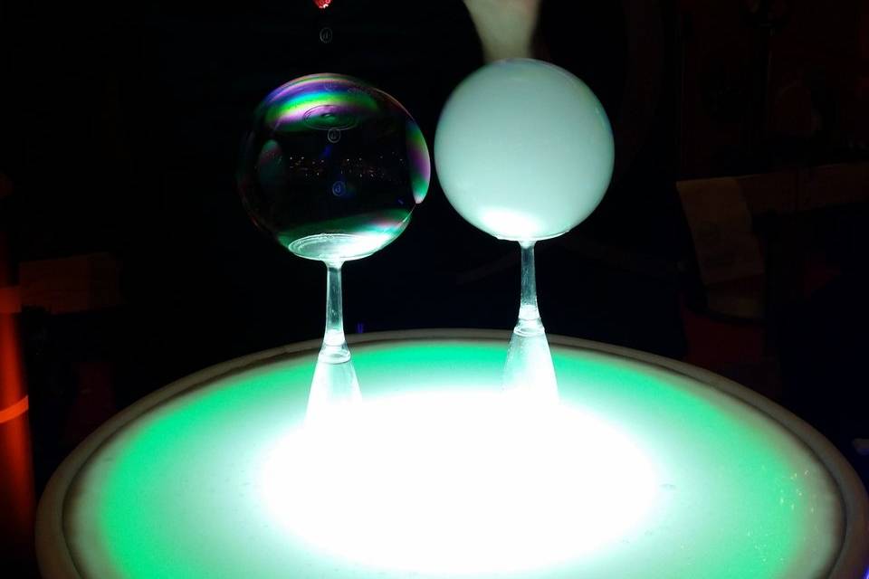 Magic bubble show