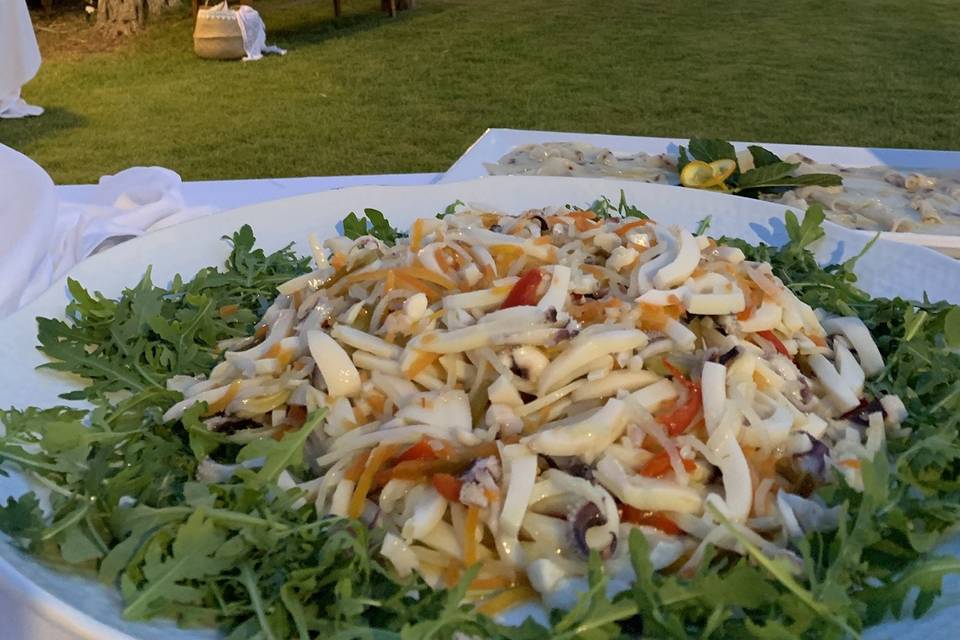 Antipasti nel giardino