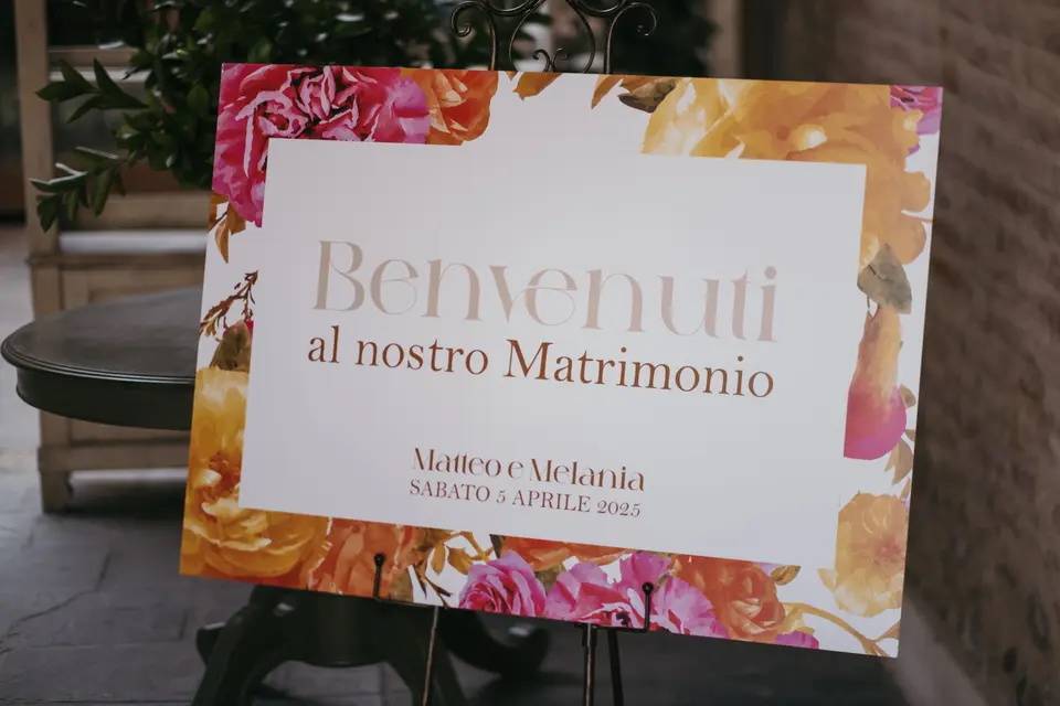 Pannello di benvenuto