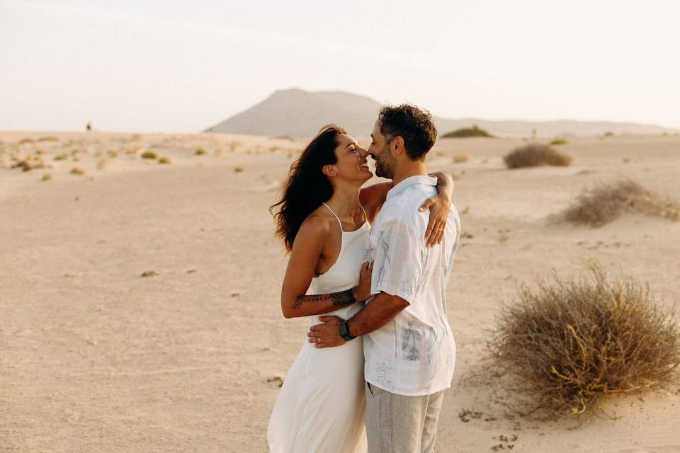 Sulle dune a Corralejo