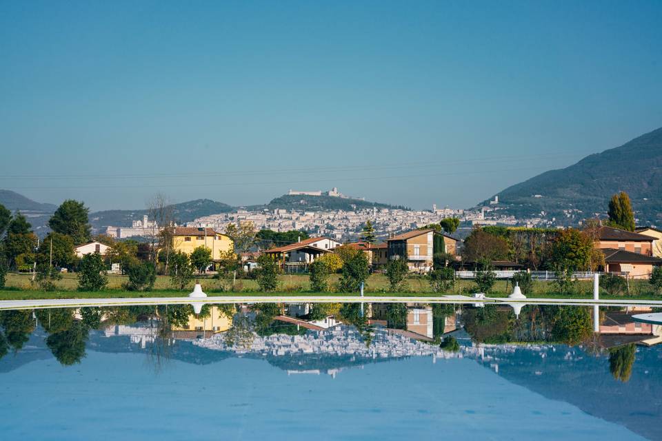 Piscina dell'hotel