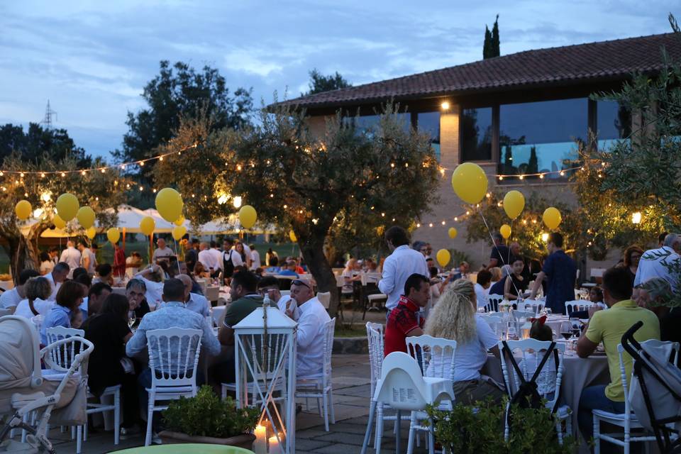 Cena nel giardino degli ulivi