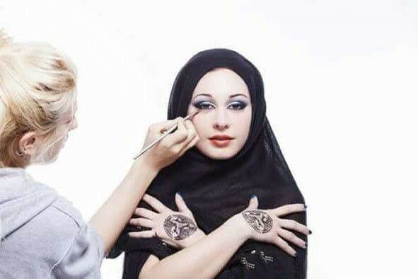 Make up for arab bride