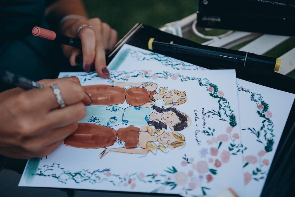 Live sketching