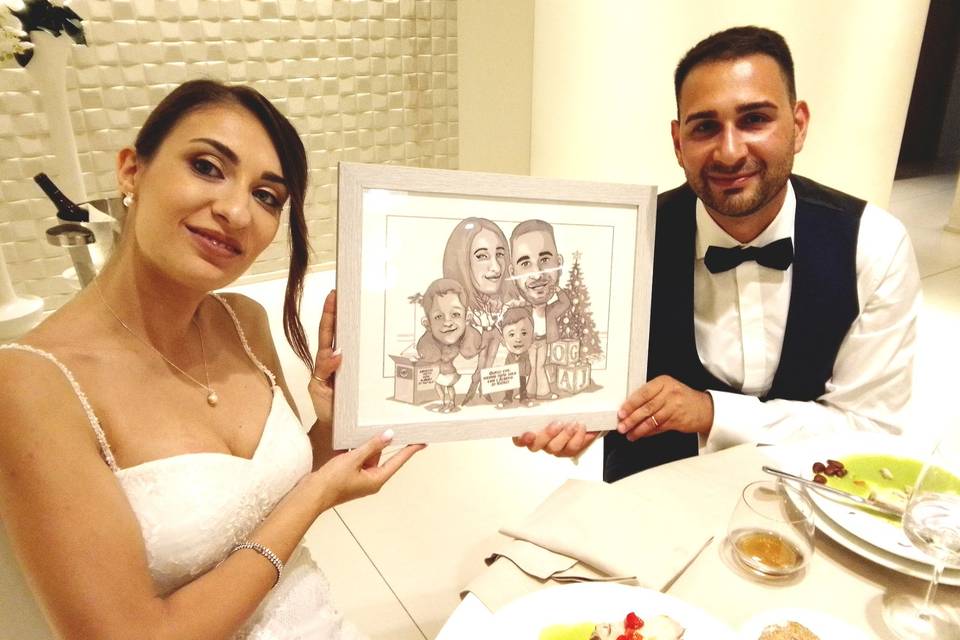 Caricatura Sposi