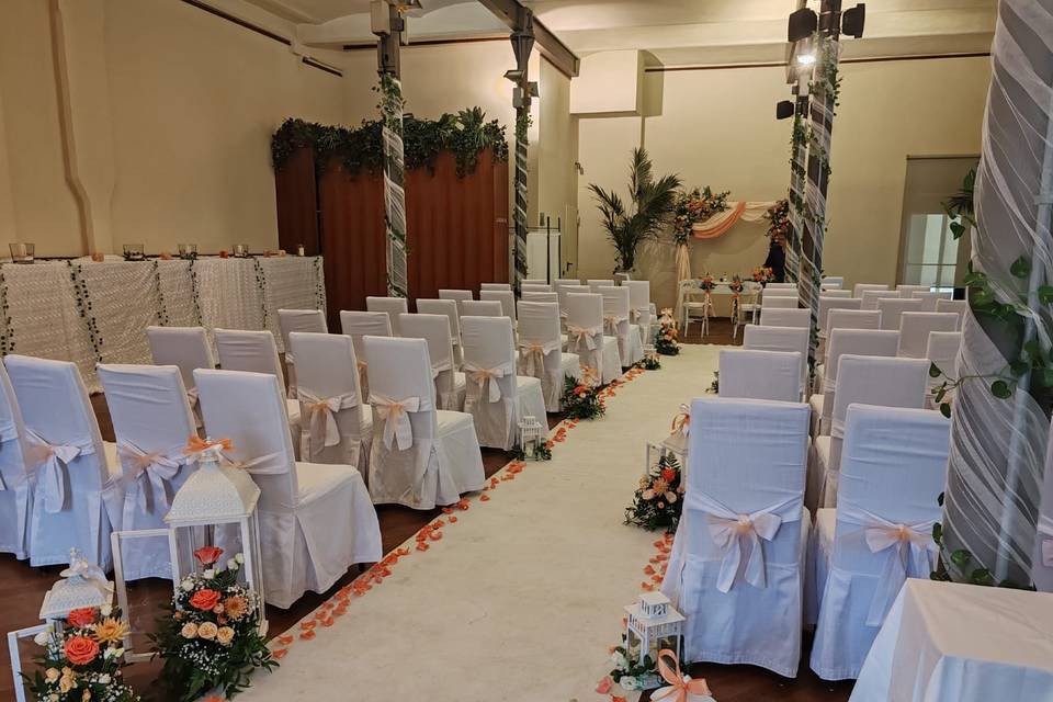 Cerimonia all'interno