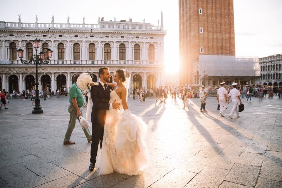 Venezia sposi foto posa