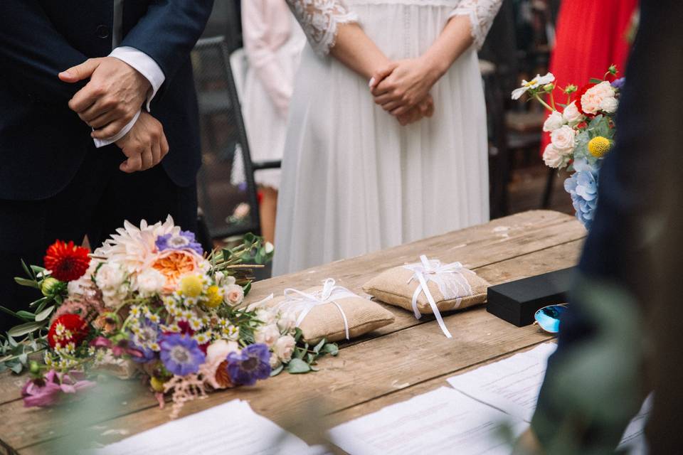 Dettagli matrimonio fiori