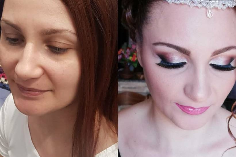 Prima e dopo makeup
