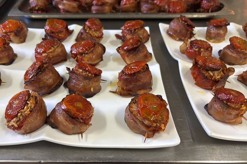 Pomodoro,riso e guanciale