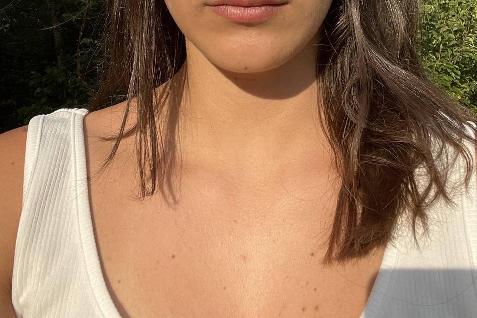 Trucco sui toni caldi e oro