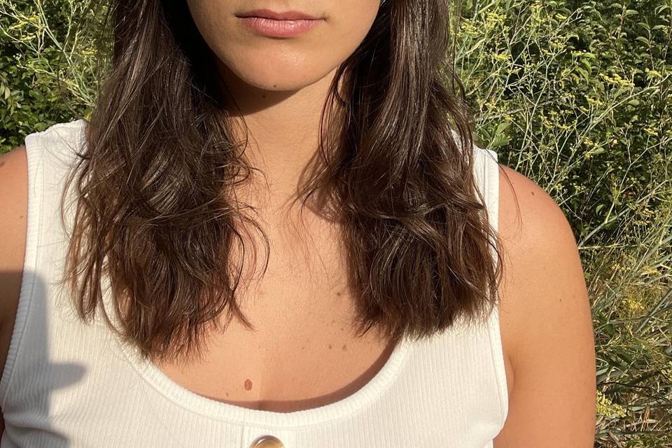 Trucco sui toni caldi e oro