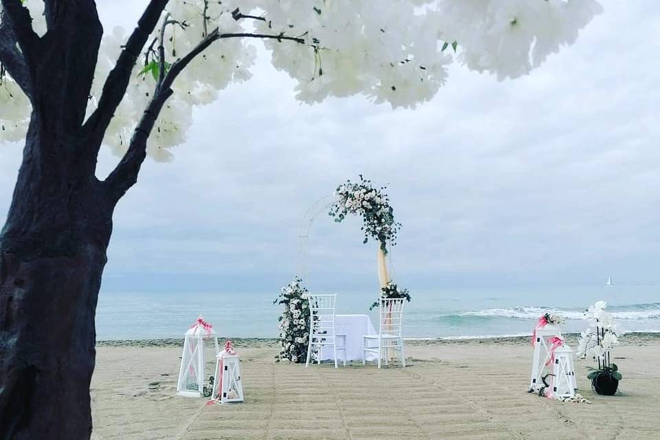 Cerimonia in spiaggia