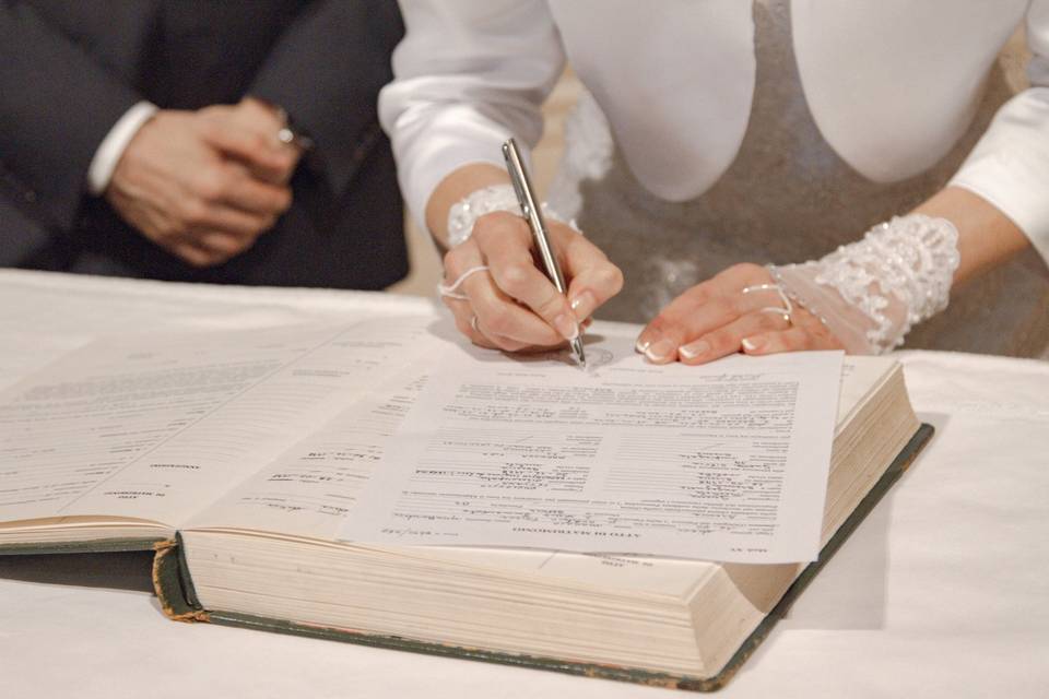 Registrazione matrimonio