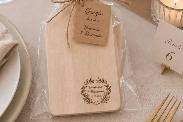 Bomboniera matrimonio Tagliere