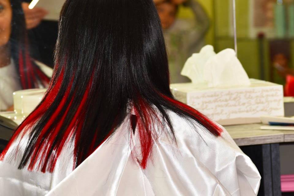 Extensiones con schiariture