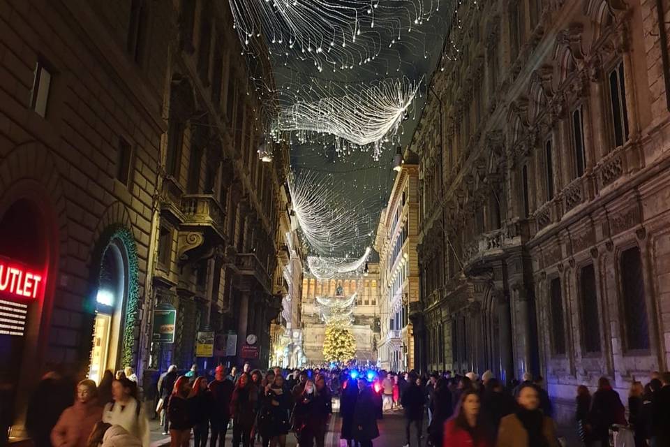 Luminarie Via del Corso Roma