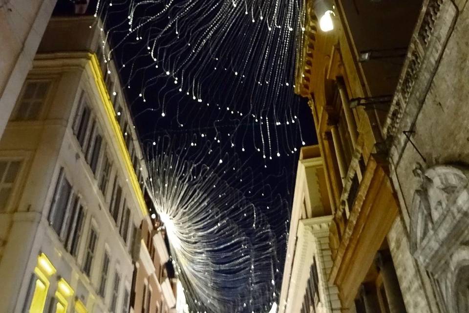 Luminarie Via del Corso Roma