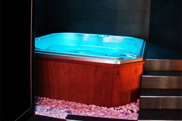 Cielo stellato jacuzzi blu