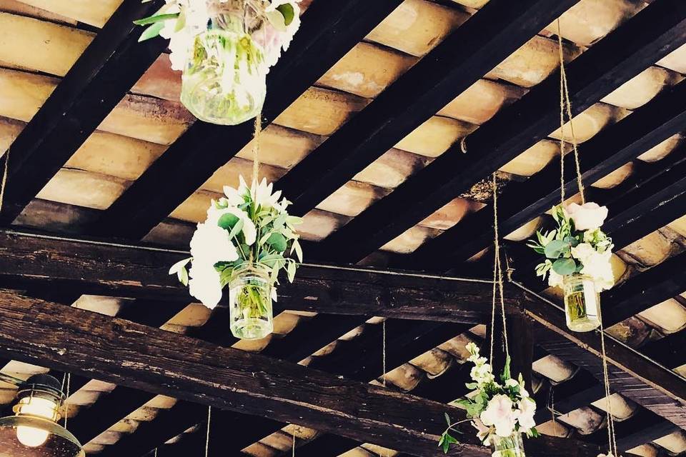 Hanging vases