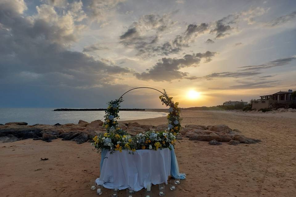 Beach wedding