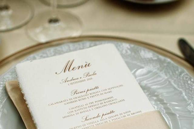 Menu amalfi