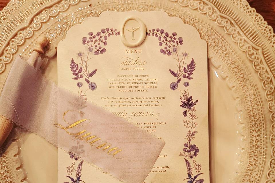 Menu cards