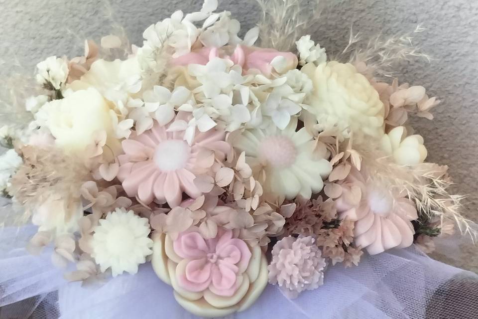 Bouquet eterno in cera profuma
