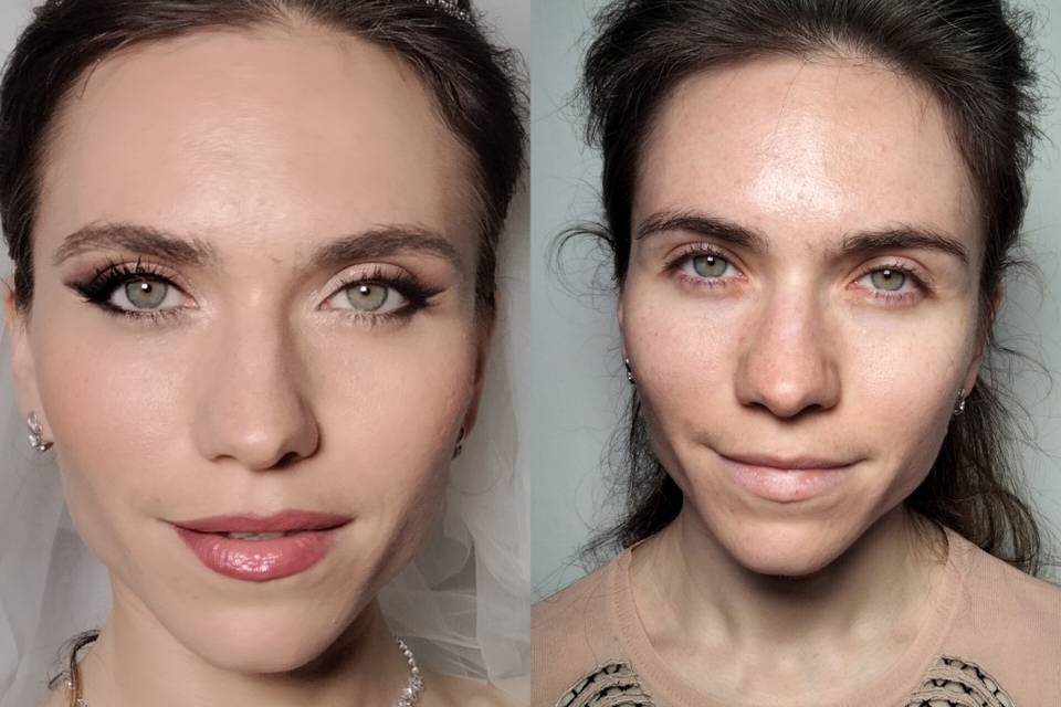 Makeup _prima e dopo