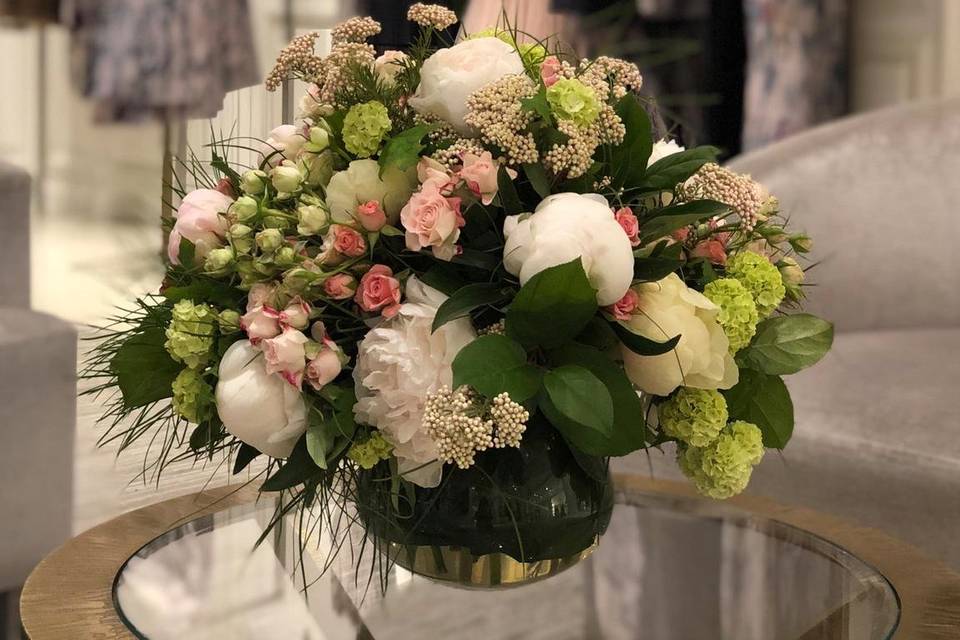 Bouquet per boutique Dior