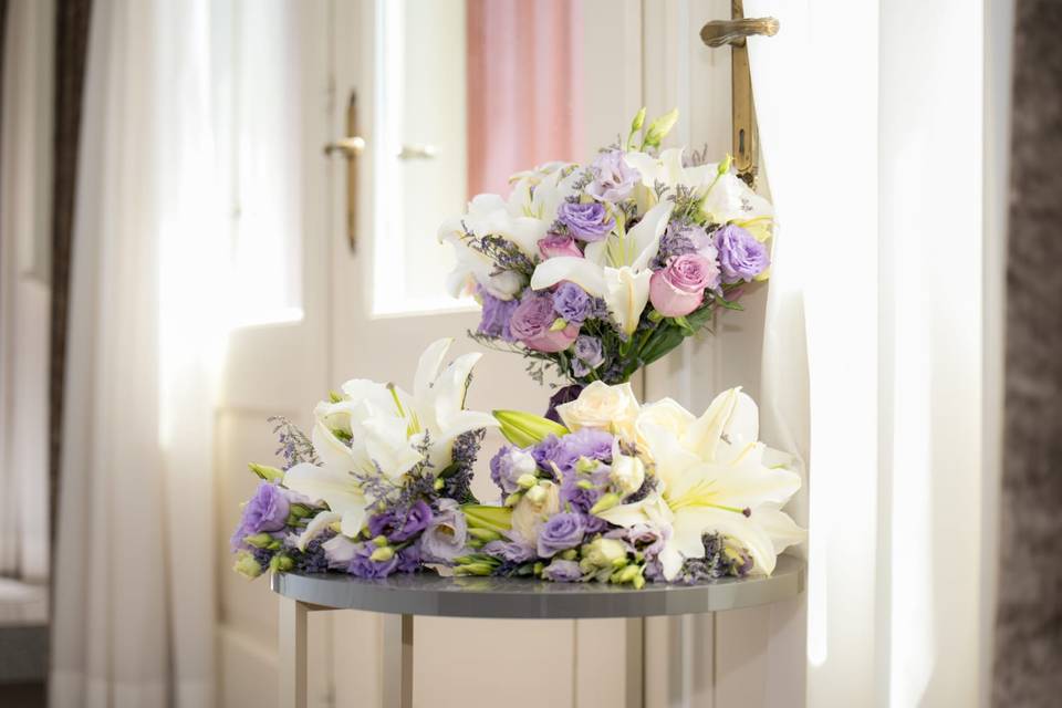 Bouquet sposa e damigelle