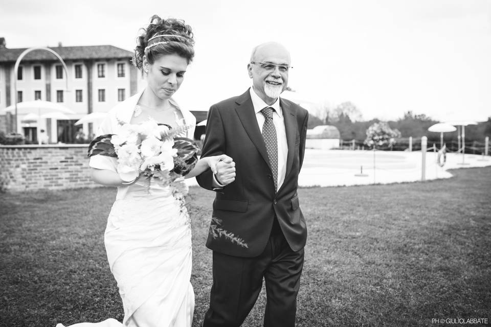 Sposa e papà