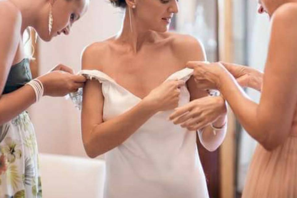 Preparazione sposa