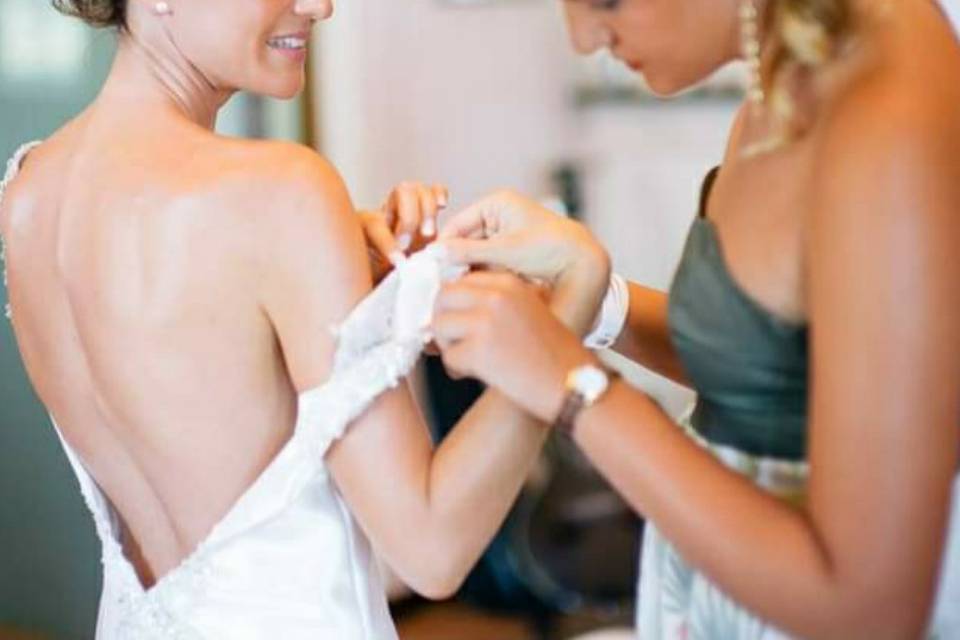 Preparazione sposa